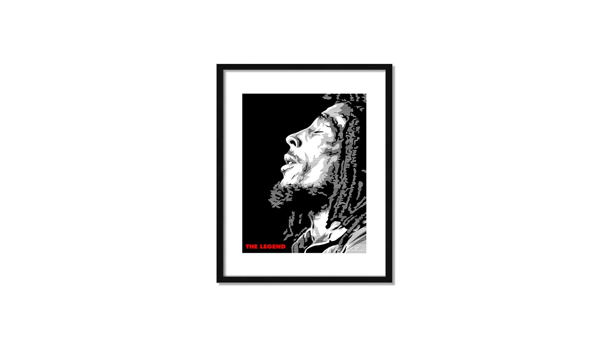 Paper w/ Black Frame